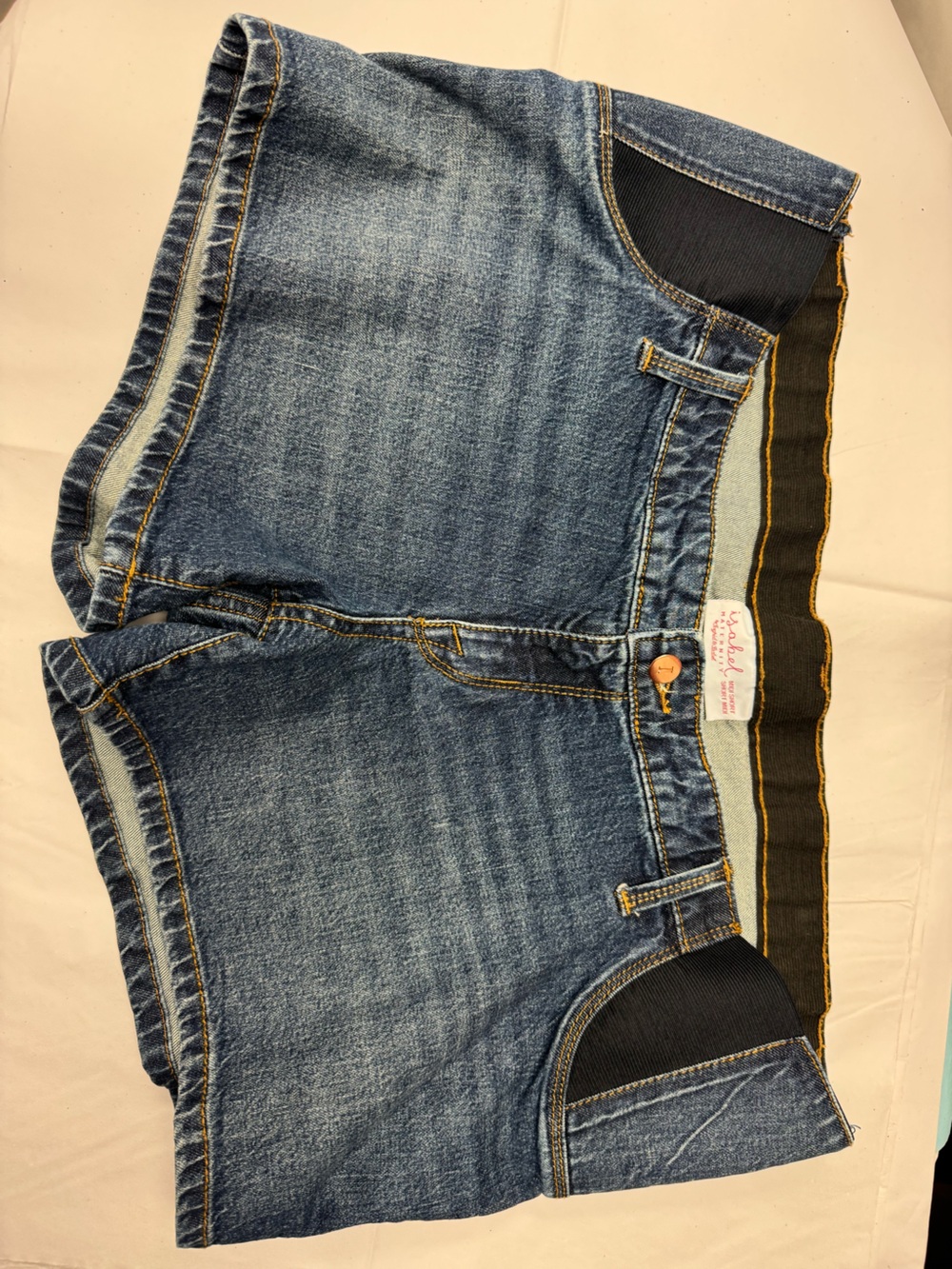 Isabel Maternity by Ingrid & Isabel Blue Denim Boyfriend Shorts